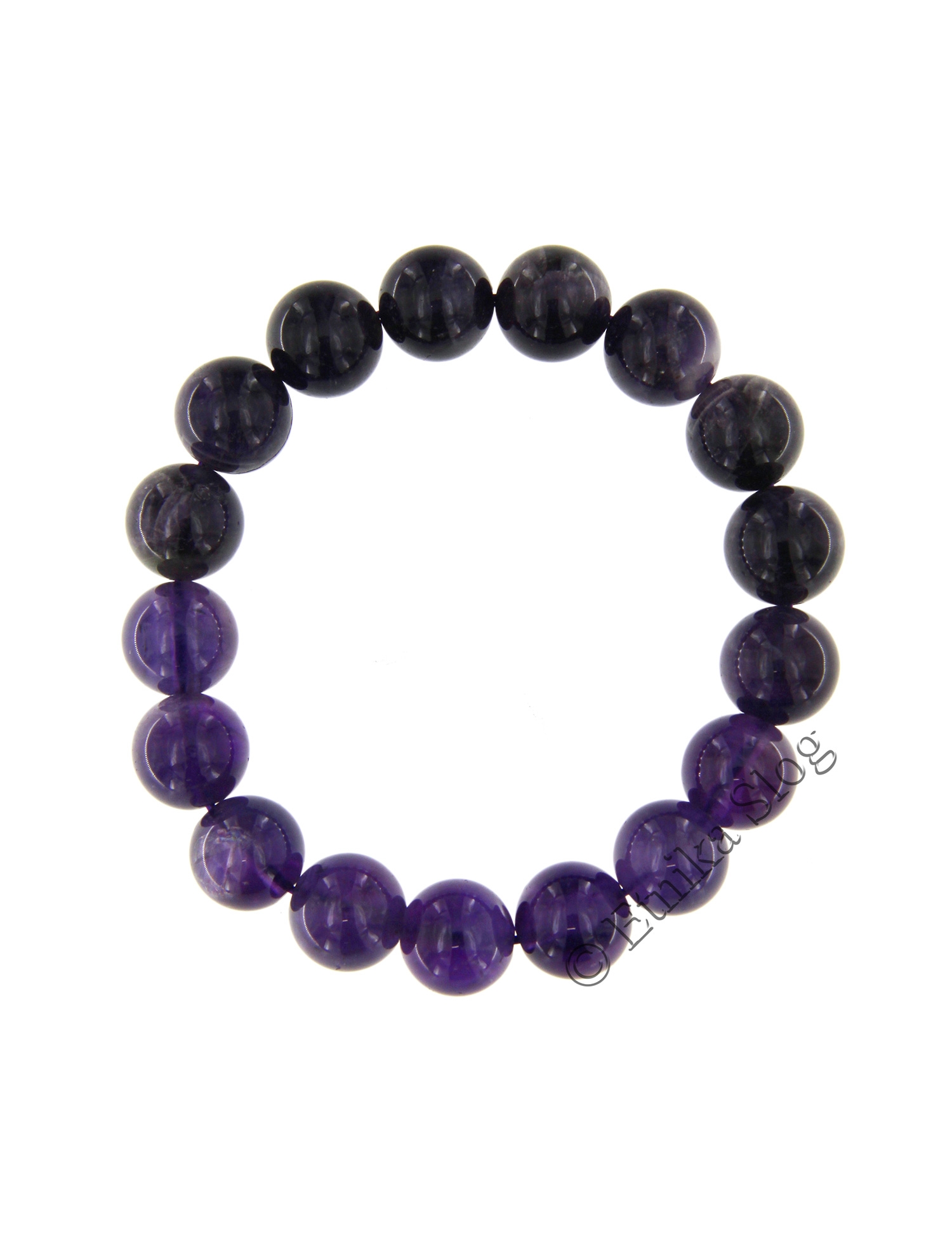 BRACCIALETTO ELASTICO AMETISTA SCURA , SFERE PIETR BRACCIALETTO ELASTICO AMETISTA SCURA , SFERE PIETR