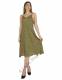 VESTITO CORTO INDIANO&nbsp;IN&nbsp;MISTOSETA 100% POLIESTERE