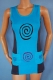 VESTITO IN COTONE SMANICATO A 2 COLORI CON RICAMO.
