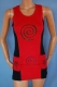 VESTITO IN COTONE SMANICATO A 2 COLORI CON RICAMO.
