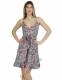 VESTITO CORTO&nbsp;IN COTONE LEGGERO INDIANO.STAM