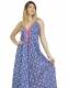 VESTITO&nbsp;LUNGO IN COTONE LEGGERO INDIANO.SPAL
