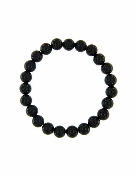 BRACCIALETTO IN PIETRA DURA ELASTICO, SFERE DIAMET