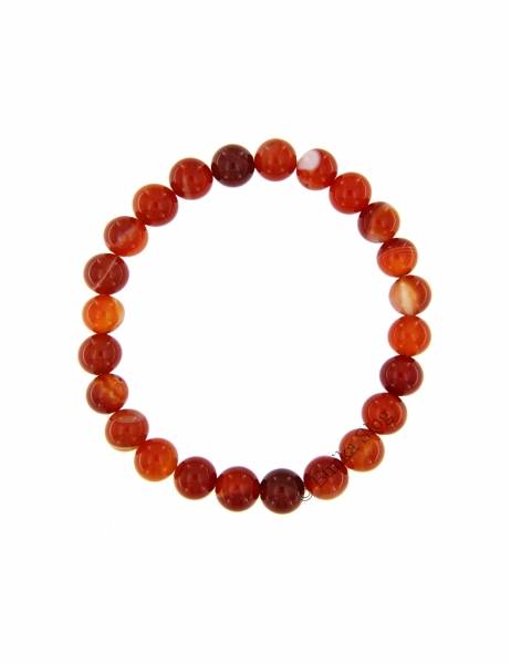 BRACCIALE IN PIETRA DURA ELASTICO, SFERE DIAMETRO