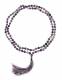 COLLANA MALA IN&nbsp;LEPIDOLITE CON FIOCCO COTONE VIOLA
