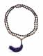 COLLANA MALA IN&nbsp;AMETISTA CON FIOCCO COTONE VIOLA&nbsp;,