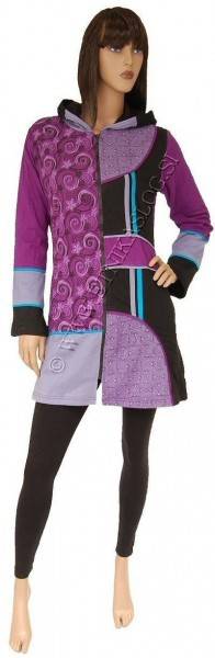 CAPPOTTO IN COTONE CON INTERNO IN PILE, CON CAPPUC