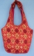BORSA DA SPALLA ROTONDA IN COTONE LAVORATO