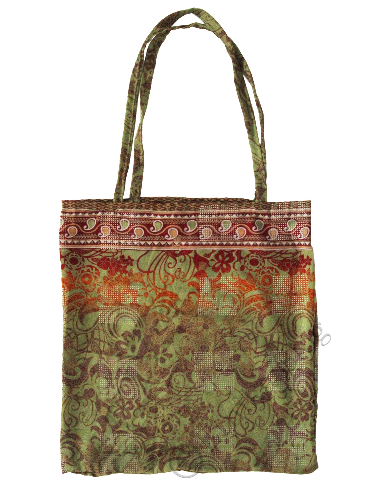 SACCHETTO BORSETTA SHOPPER IN VISCOSA E SETA.br / SACCHETTO BORSETTA SHOPPER IN VISCOSA E SETA.br /