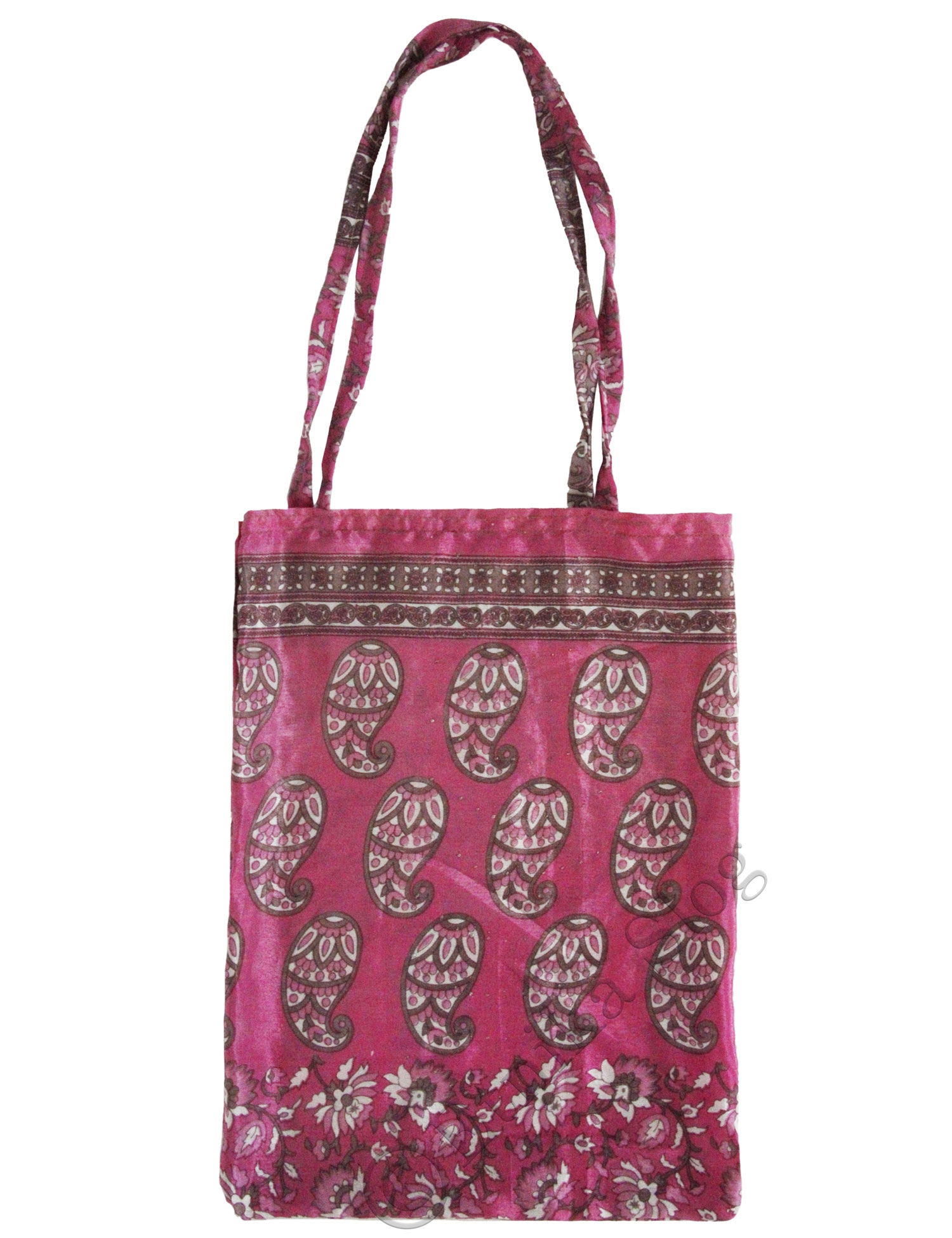 SACCHETTO BORSETTA SHOPPER IN VISCOSA E SETA.br / SACCHETTO BORSETTA SHOPPER IN VISCOSA E SETA.br /