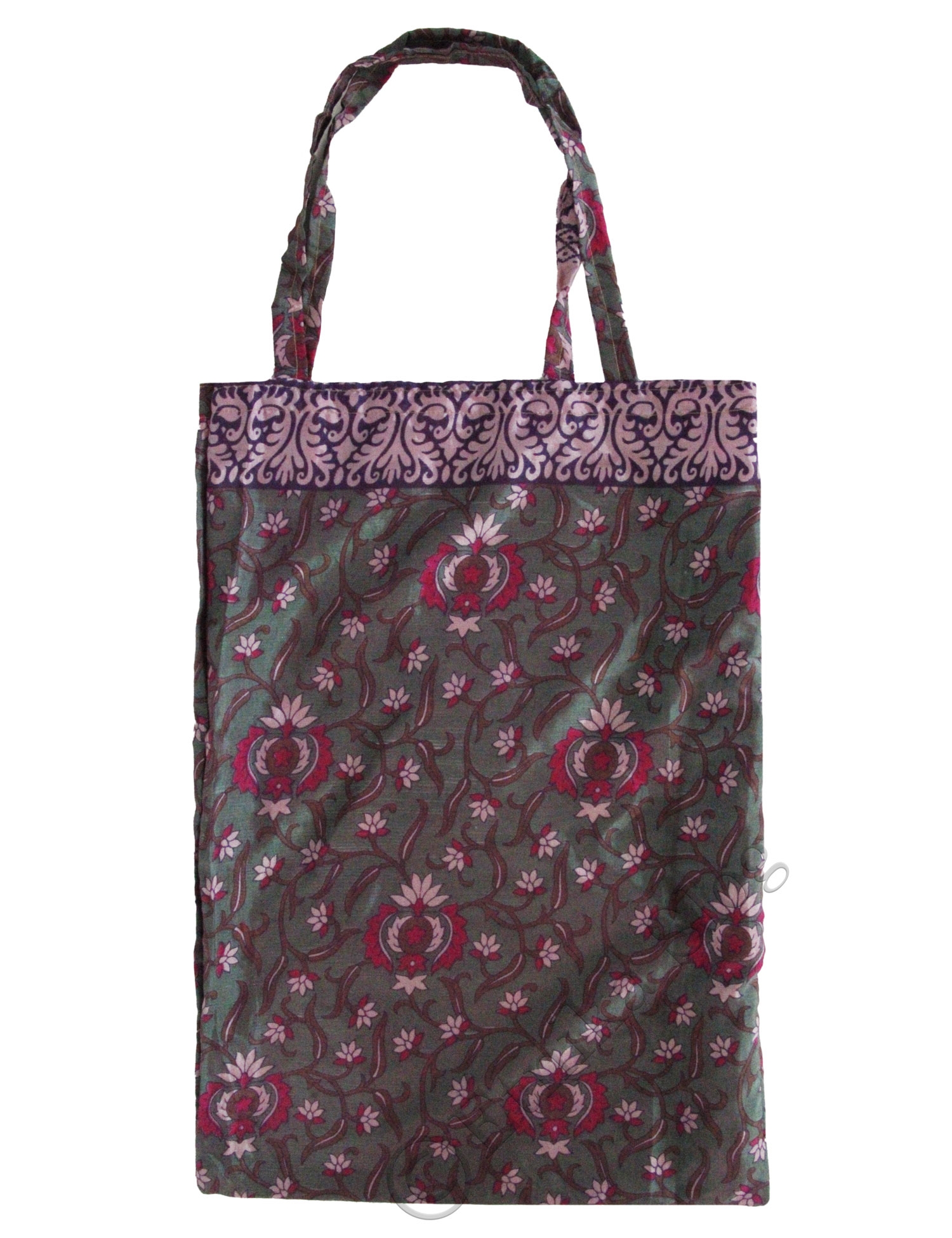 SACCHETTO BORSETTA SHOPPER IN VISCOSA E SETA.br / SACCHETTO BORSETTA SHOPPER IN VISCOSA E SETA.br /