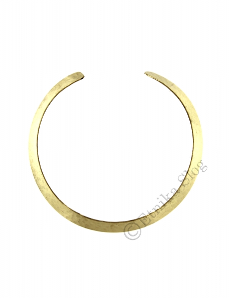 COLLANE - METALLO COLLANA GIROCOLLO RIGIDO IN METALLO LAVORATO.br / - com Etnika Slog d.o.o.