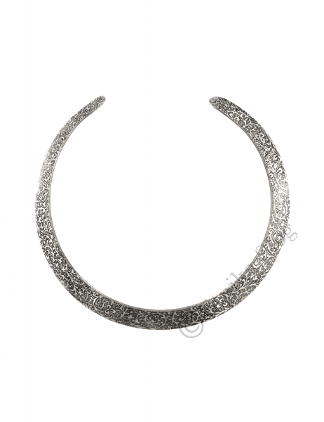 COLLANE - METALLO COLLANA GIROCOLLO RIGIDO IN METALLO LAVORATO.br / - com Etnika Slog d.o.o.