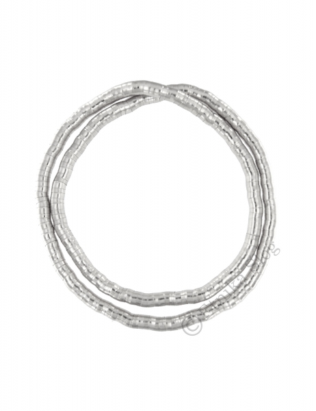 COLLANA GIROCOLLO IN METALLO LAVORATO. LUNGHEZZA 9