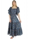 VESTITO&nbsp;LUNGO IN COTONE LEGGERO INDIANO.MANI