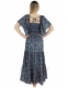 VESTITO&nbsp;LUNGO IN COTONE LEGGERO INDIANO.MANI