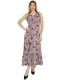 VESTITO&nbsp;LUNGO IN COTONE LEGGERO INDIANO.SENZ