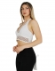 TOP&nbsp;IN 100% COTONE&nbsp;ORGANICO CON STAMPA BLOCK PRINT