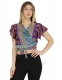 TOP MAGLIA&nbsp;IN MISTOSETA INDIANA, 10%SETA , 30%VISC