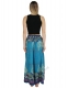 PANTALONE IN VISCOSA STAMPATO CON COULISSE, LACCI