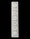 BARRETTA SELENITE CON INCISIONI 7 CHAKRAMISU