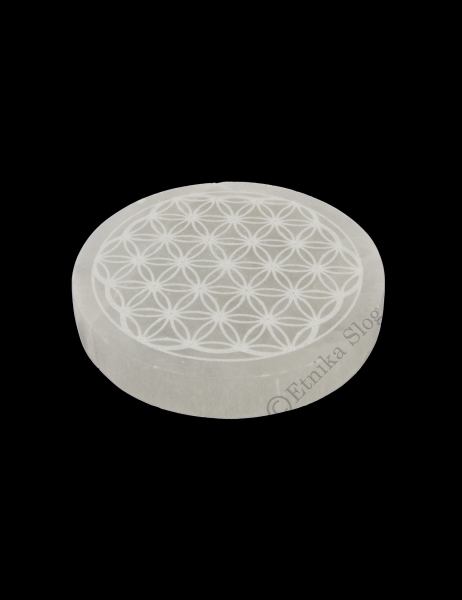DISCO&nbsp;SELENITE CON INCISIONI&nbsp;FIORE DELLA VITAbr /