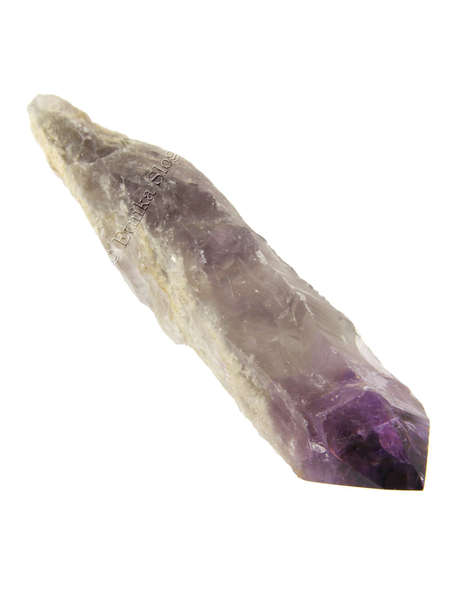 PUNTA LUNGA DI AMETISTA .MISURE 205X35X30 MM PUNTA LUNGA DI AMETISTA .MISURE 205X35X30 MM