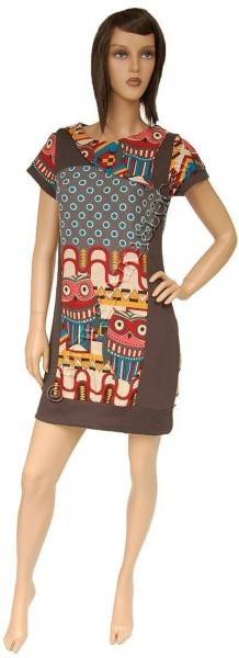 VESTITO MAGLINA DI COTONE E VISCOSA CON ELASTAN, C