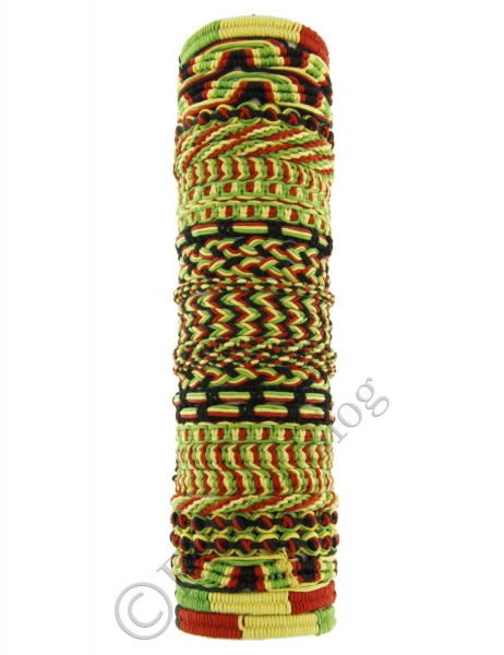 BRACCIALETTO IN&nbsp;COTONE/CUOIO E MATERIALI MISTI.br