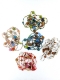 COLLANA IN COTONE&nbsp;CON PERLINE IN METALLO E VETROb