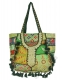 BORSA DA SPALLA ROTONDA IN COTONE PACTHWORK SARI,