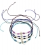 CAVIGLIERA IN COTONE CON PERLINE COLORATE E CONCHI