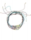 CAVIGLIERA IN COTONE CON PERLINE COLORATE. COLORI
