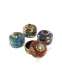 SET CON 12 PICCOLE SCATOLE PORTAGIOIE IN METALLO B