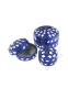 SET 3 SCATOLE ROTONDE IN METALLO CON APPLICAZIONE