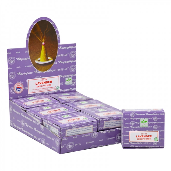 INCENSI CONO INDIANI INCENSO A CONO  SATYA NAG CHAMPA , FRAGRANZA LAV - com Etnika Slog d.o.o.