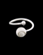 ANELLO IN ARGENTO CON CONCHIGLIA OCCHIO DI SHIVA /