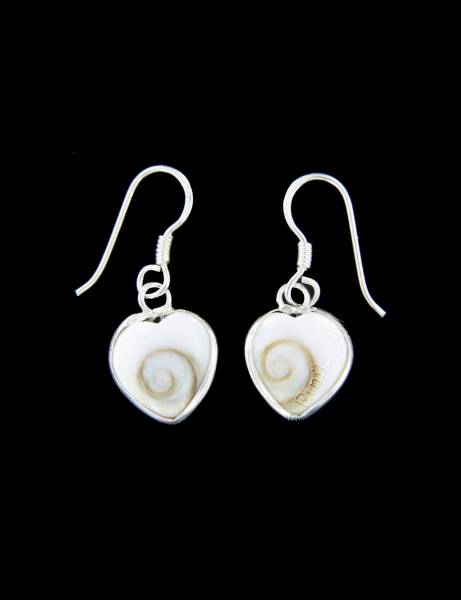 ORECCHINI IN ARGENTO CON CONCHIGLIA OCCHIO DI SHIV