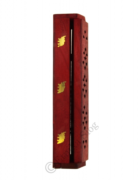 PORTA INCENSO, BAULETTO GRANDE IN LEGNO COLORATO C
