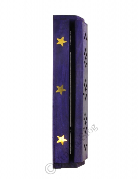 PORTA INCENSO, BAULETTO GRANDE IN LEGNO COLORATO C