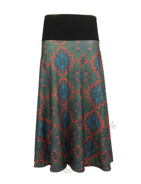 GONNA LUNGA IN MAGLINA CON ELASTAN FASCIA ED ELAST