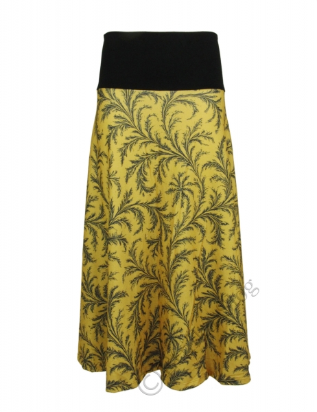 GONNA LUNGA IN MAGLINA INVERNALE CON ELASTAN, FASC