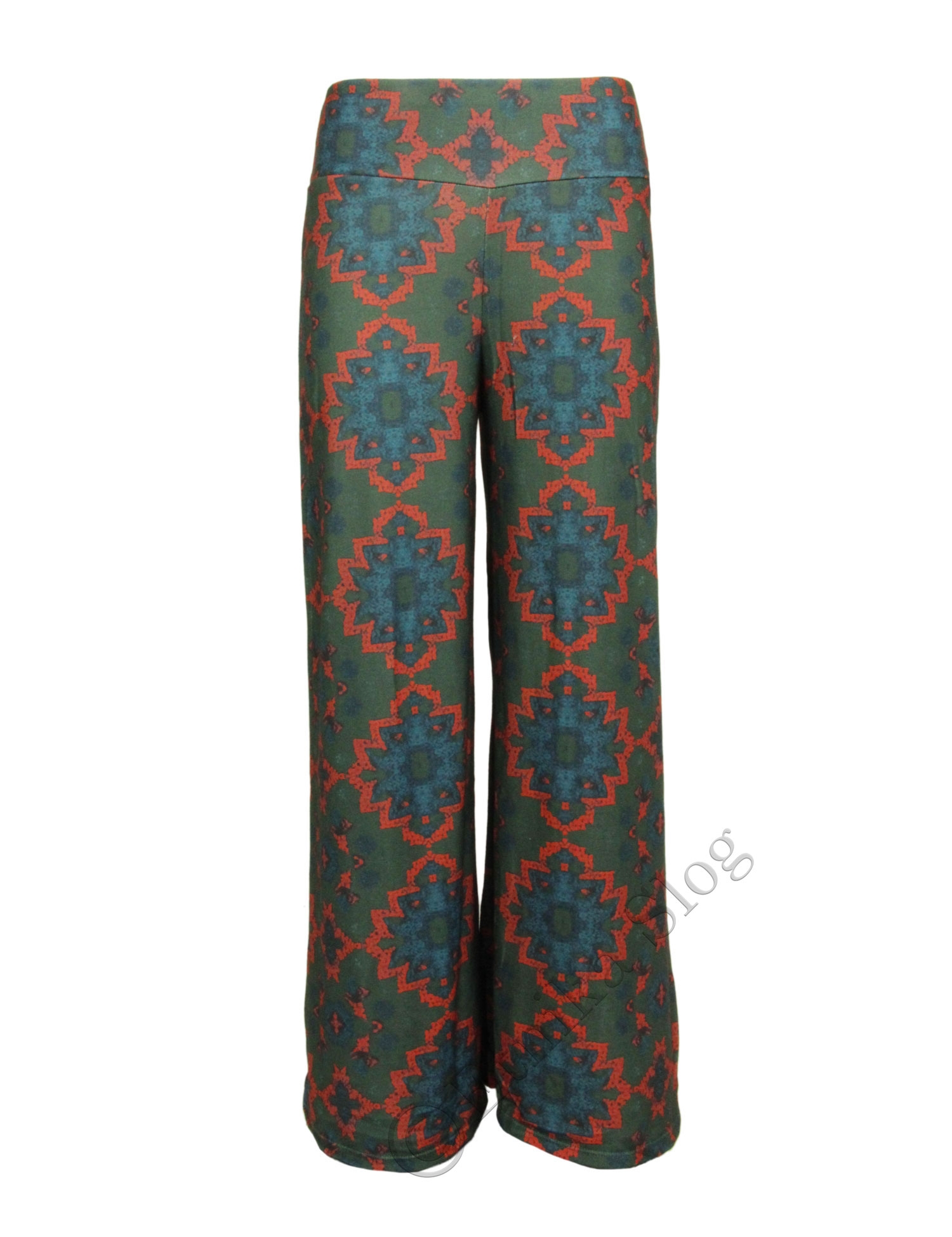 PANTALONE PALAZZO IN VISCOSA CON ELASTAN TINTA UNI PANTALONE PALAZZO IN VISCOSA CON ELASTAN TINTA UNI