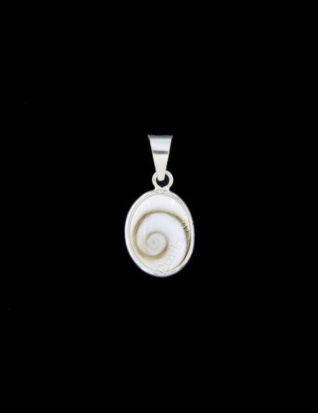 PENDENTE IN ARGENTO CON CONCHIGLIA OCCHIO DI SHIVA