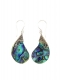 ORECCHINI IN ARGENTO CON CONCHIGLIA DI ABALONE.br