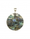 PENDENTE IN ARGENTO CON CONCHIGLIA DI ABALONE.br