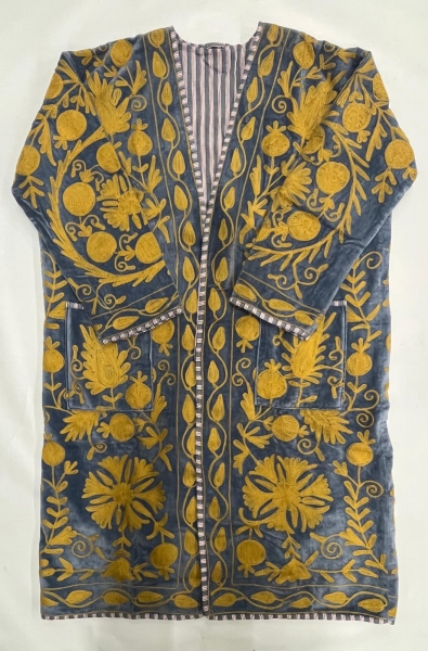 GIACCA SUZANI RICAMATA, MODELLO LARGO , GIACCHINO