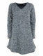 VESTITO&nbsp;JERSEY MELANGIATO INVERNALE&nbsp;IN MAGLINA CON