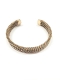BRACCIALE APERTO IN RAME, OTTONE E METALLO INTRECC