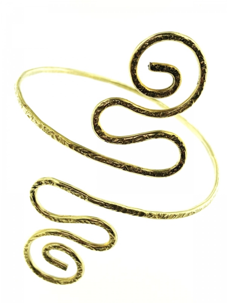 BRACCIALETTO SCHIAVA A&nbsp;SPIRALE IN METALLO&nbsp;QU
